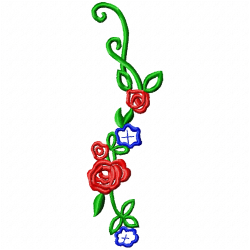 Flowers And Tree Embroidery Design 8 Flowers And Tree Embroidery Design 8